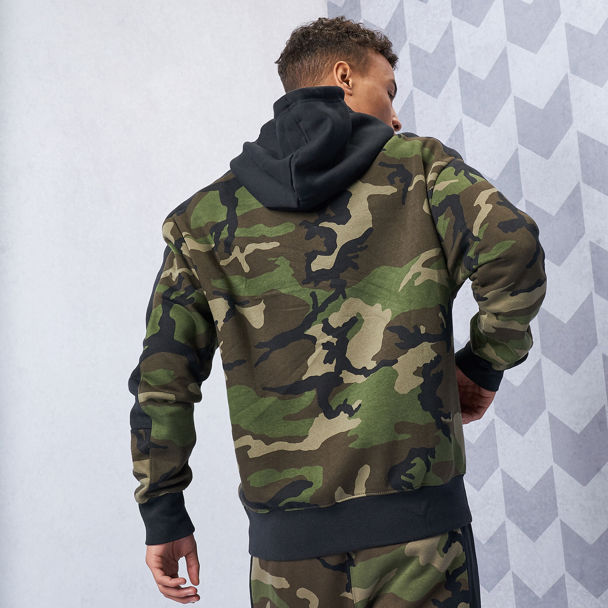 jordan mashup jumpman classics camo fleece hoodie