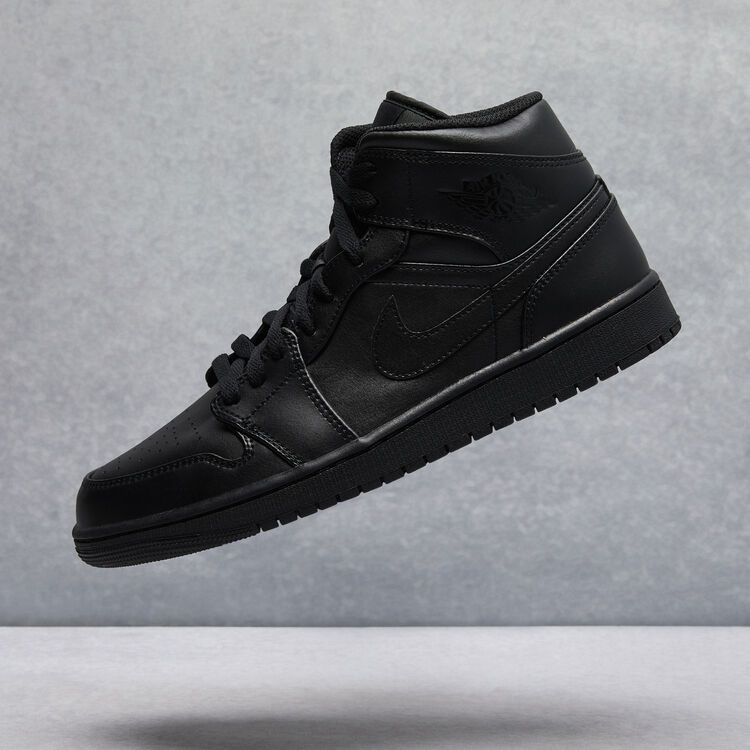 Buy Jordan Air Jordan 1 Mid Shoes Black in UAE | Dropkick