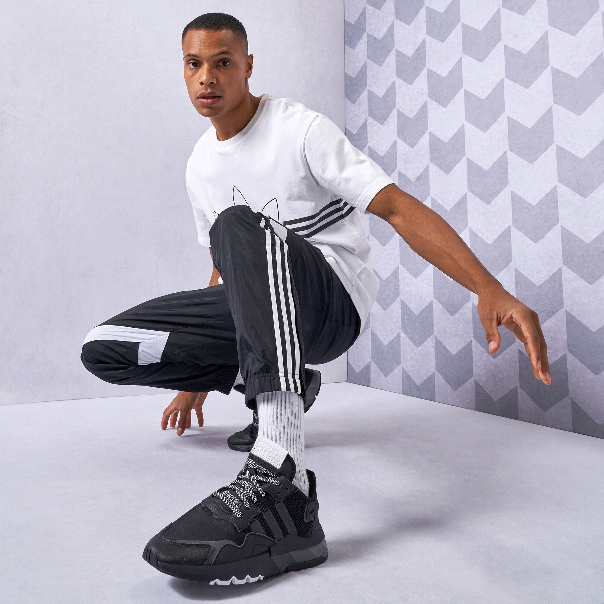 Buy adidas Originals Rekive Track Pants Black in UAE | Dropkick