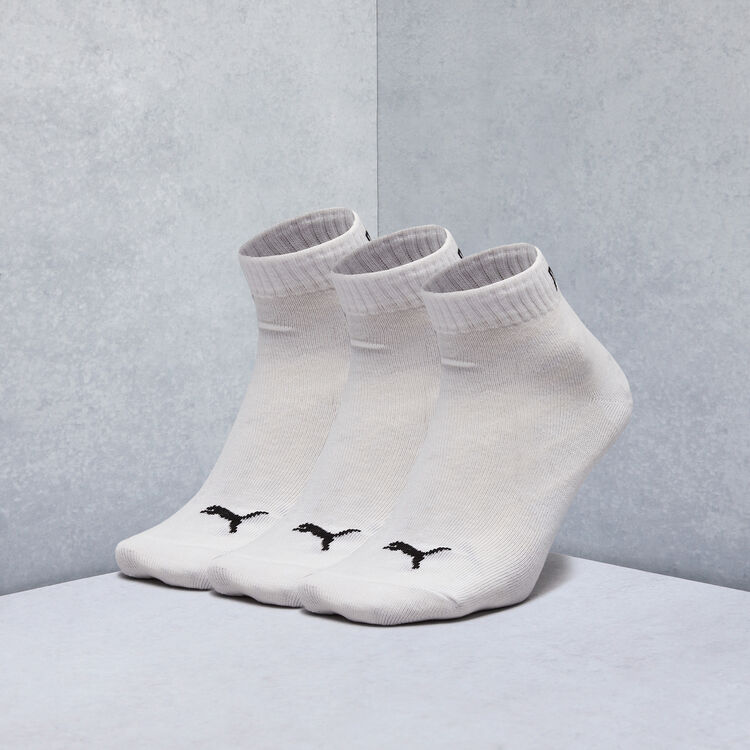 Plain Quarter Socks (3 Pairs) image number 0