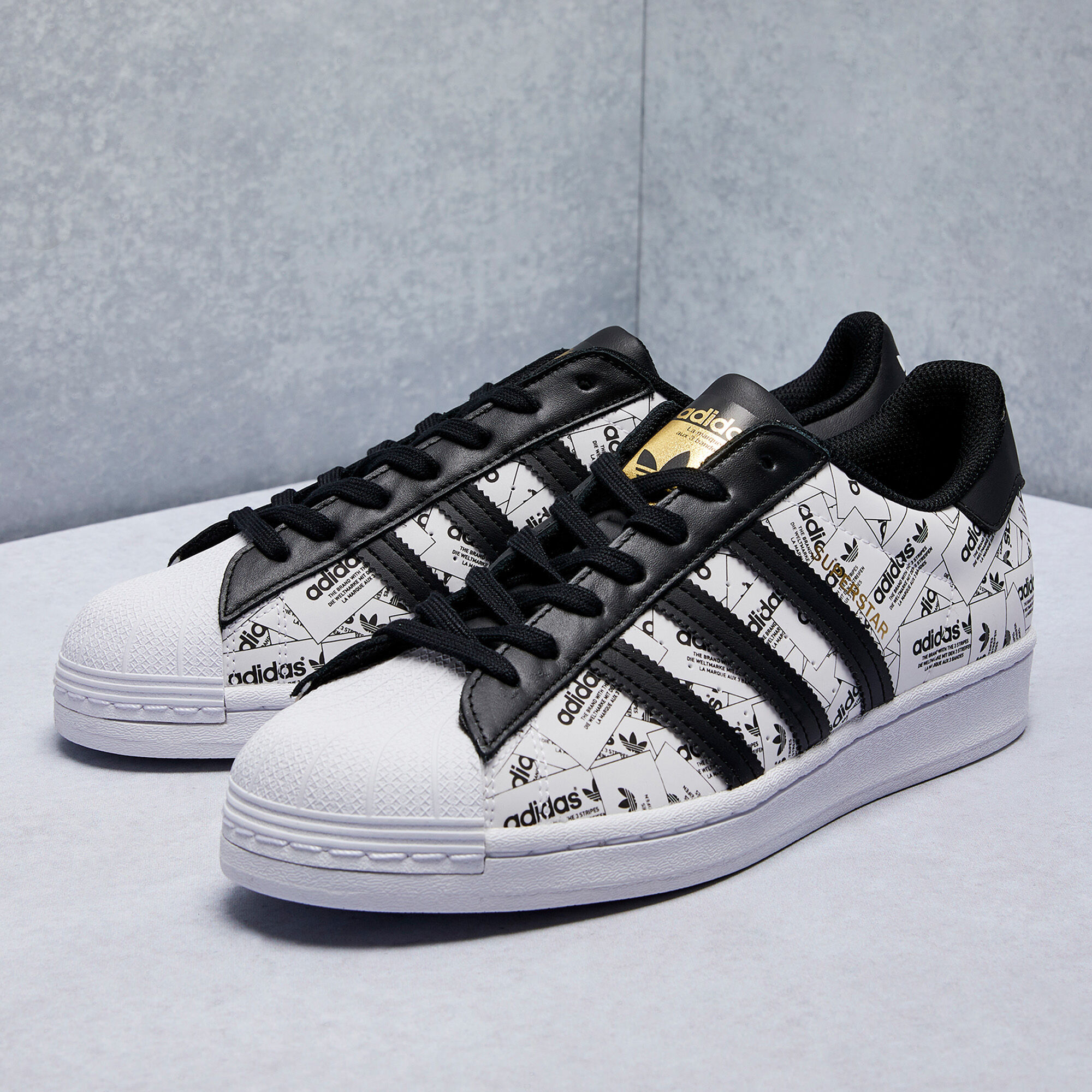 Adidas reflective clearance shoes superstar