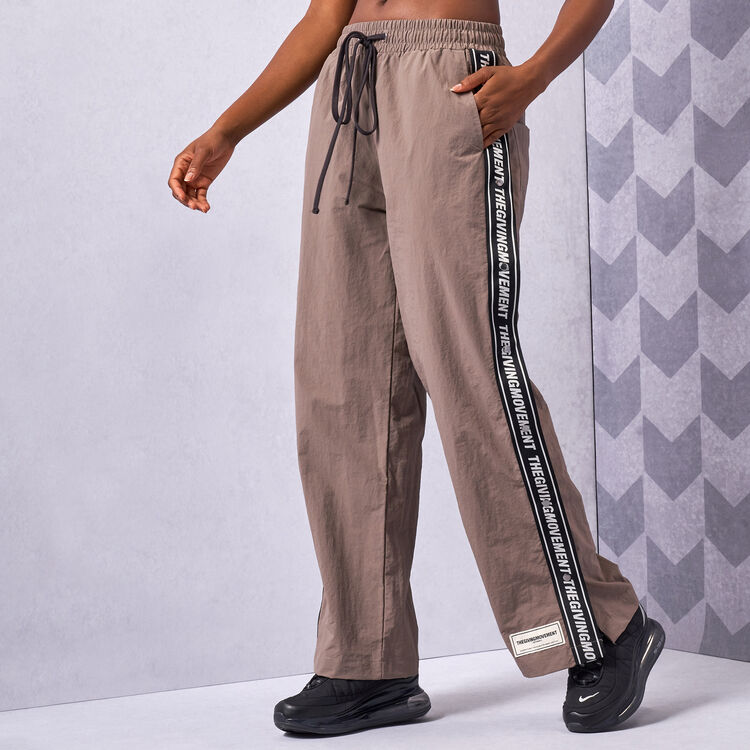 Recycled Nylon Wide Leg Pants image number 0
